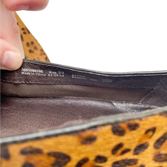 Dansko Olivia Calf Hair Leopard Print Shoes Size 39 - Picture 11 of 12